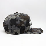 Future Looks Bright Light Brown Camo Flat Bill Snapback Hat
