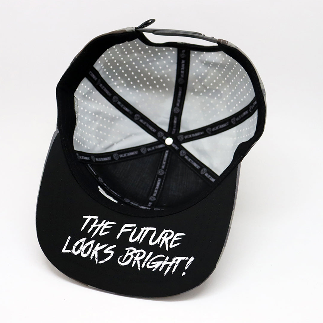 Future Looks Bright Light Brown Camo Flat Bill Snapback Hat
