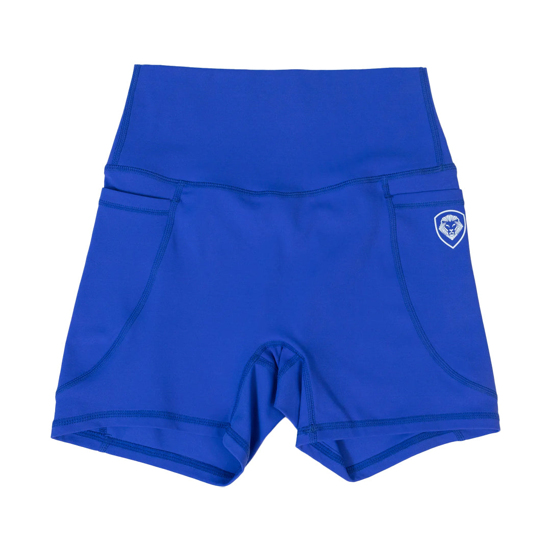 Women's Royal Blue Biker Shorts – Valuetainment Store
