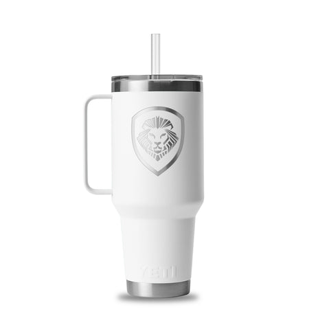 Future Looks Bright Valuetainment White YETI Rambler 42 oz Straw Mug