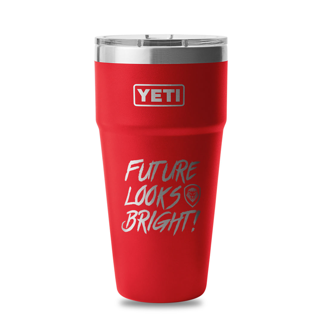 Future Looks Bright Valuetainment Red YETI Rambler 30 oz