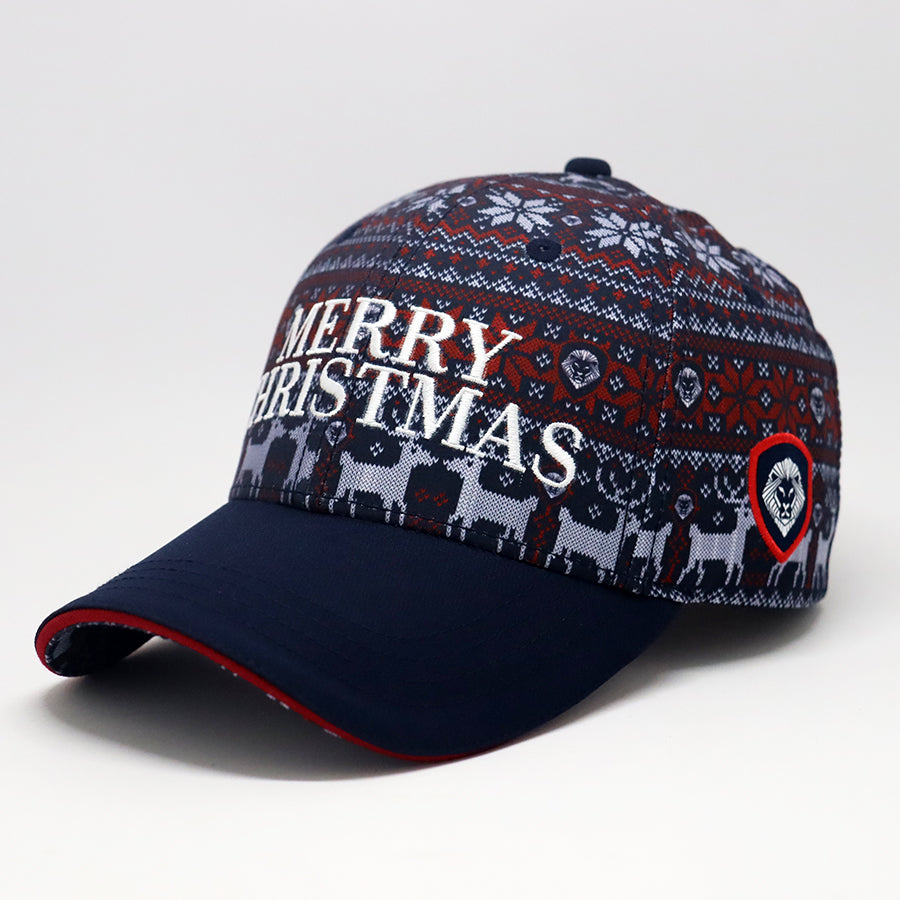 Future Looks Bright Holiday Knit Pattern Snapback Hat