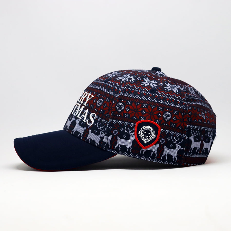 Future Looks Bright Holiday Knit Pattern Snapback Hat