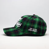 **Limited Edition** 1 of 250 Merry Christmas Green Flannel Plaid Snapback Hat