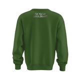 Valuetainment Green Raised Print Performance Crewneck Sweatshirt