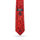 **Limited Edition** Valuetainment Stefano Ricci Red & Black Center Lion Shield Paisley Pattern Luxury Tie **Limited Edition** 1 of 100
