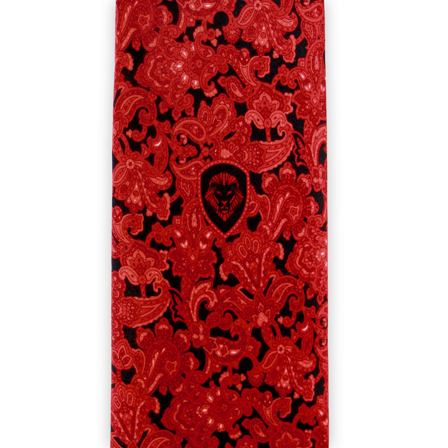 LORENZO CANA Cravatta Uomo In Seta Paisley – 100% Seta, 150x8 Cm, Fatto A Mano