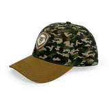 VT Shield Logo Future Looks Bright Camo Brown Snapback Hat