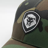 VT Shield Logo Future Looks Bright Camo Snapback Hat