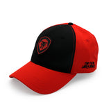 VT Shield Logo Future Looks Bright front panel Red & Black Snapback Hat