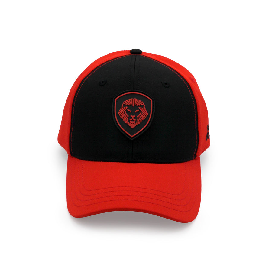 VT Shield Logo Future Looks Bright front panel Red & Black Snapback Hat