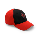 VT Shield Logo Future Looks Bright front panel Red & Black Snapback Hat