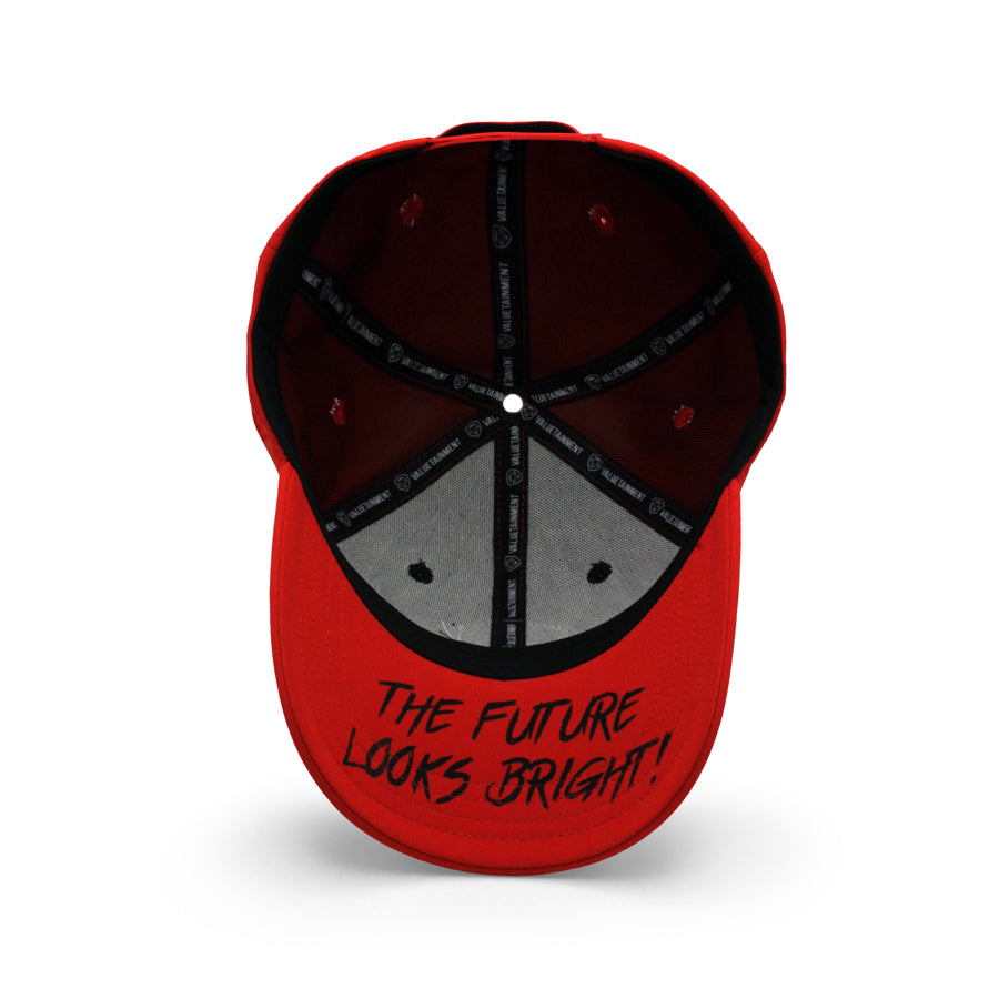 VT Shield Logo Future Looks Bright front panel Red & Black