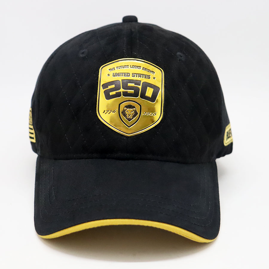 Limited Edition FLB United States 250 Black and Gold Snapback Hat
