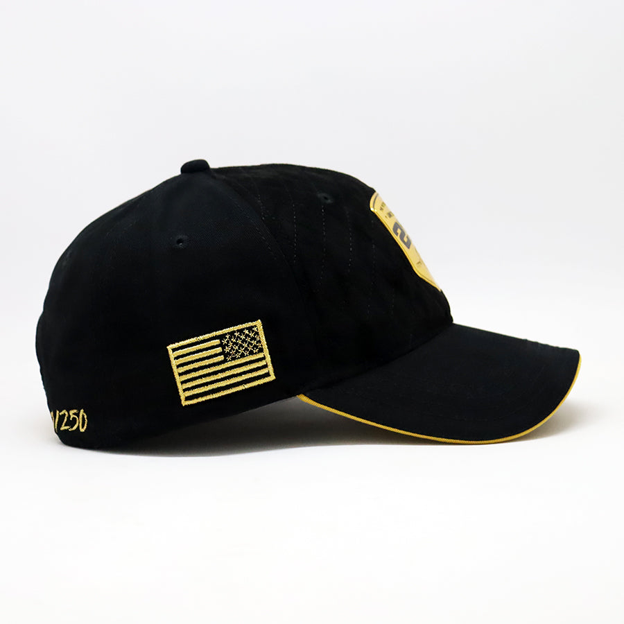 Limited Edition FLB United States 250 Black and Gold Snapback Hat
