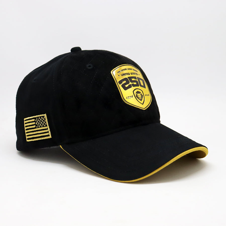 Limited Edition FLB United States 250 Black and Gold Snapback Hat