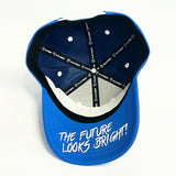 VT Shield Logo Future Looks Bright Royal Snapback Hat