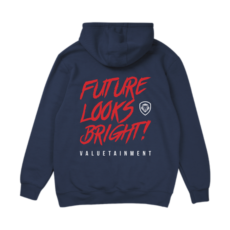 Future Looks Bright Pullover Hoodie - Navy