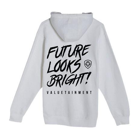 Future Looks Bright Pullover Hoodie - White