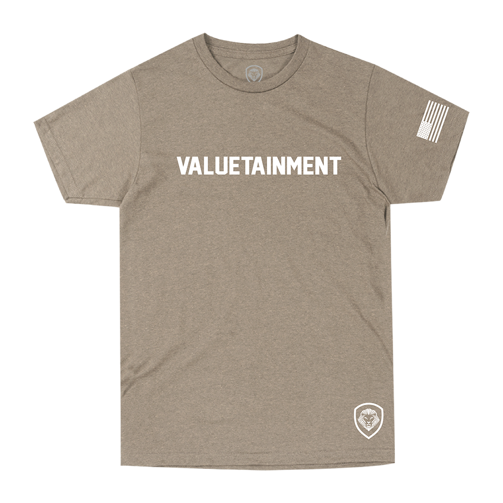 Valuetainment FLB Short Sleeve Shirt - Stone Grey