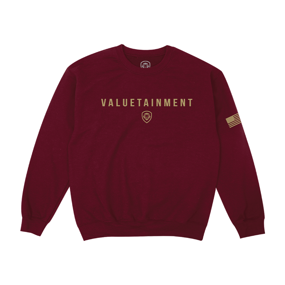 Gold Collection FLB Crewneck Sweatshirt - Maroon