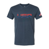 Team America Retro Navy Valuetainment Short Sleeve T-Shirt (Slim Fit)