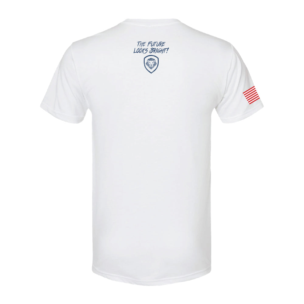 Team America Retro White Valuetainment Short Sleeve T-Shirt