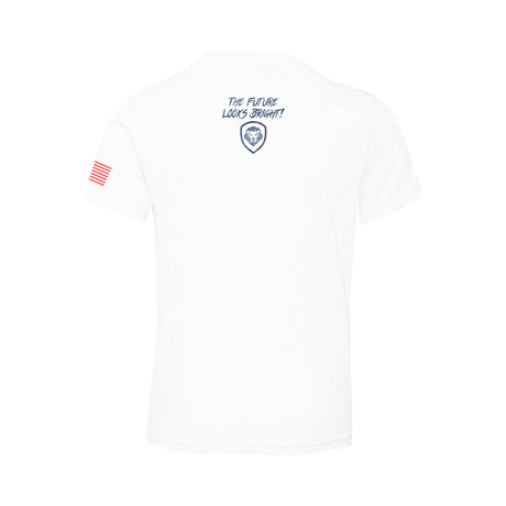 Kids Team America Retro White Valuetainment Short Sleeve T-Shirt
