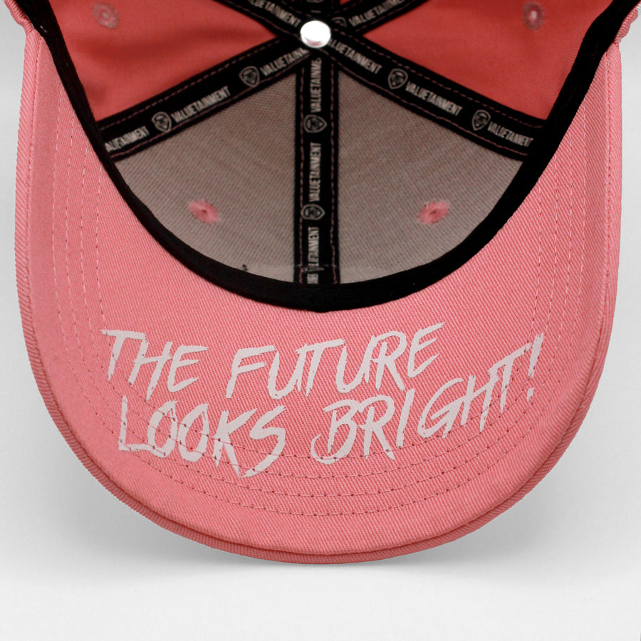 Women's VT Shield Logo Future Looks Bright Light Pink Snapback Hat