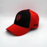 VT Shield Logo Future Looks Bright front panel Red & Black Snapback Hat