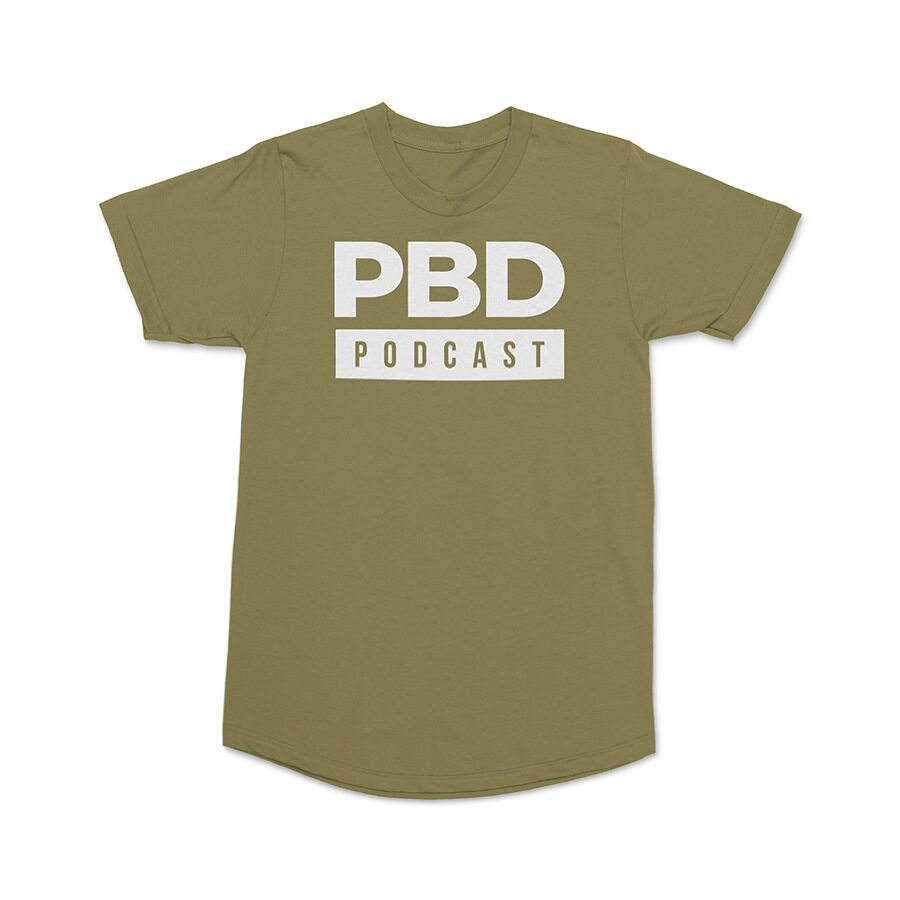 PBD Podcast Army Green Short Sleeve T-Shirt