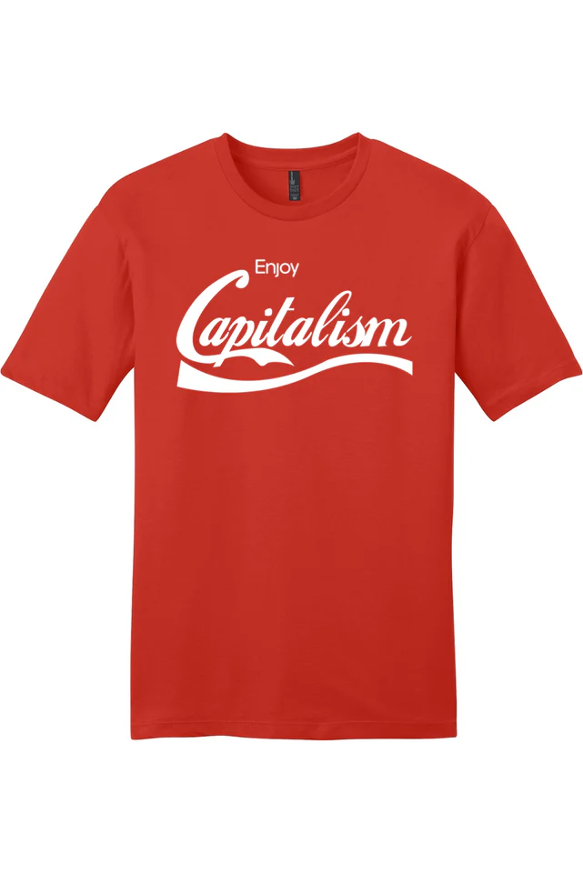 Enjoy Capitalism Tee 2024