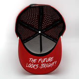 VT Flag Patch Red Future Looks Bright Performance Snapback Hat