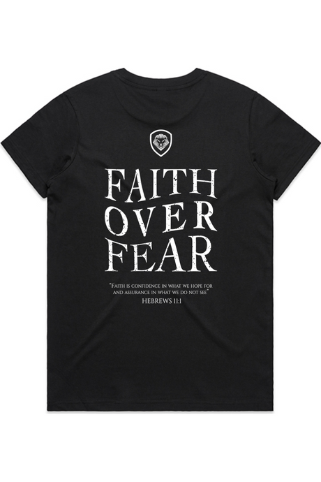 Women's Faith Over Fear Short Sleeves T-Shirt
