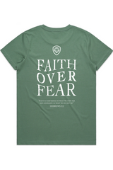 Women's Faith Over Fear Short Sleeves T-Shirt