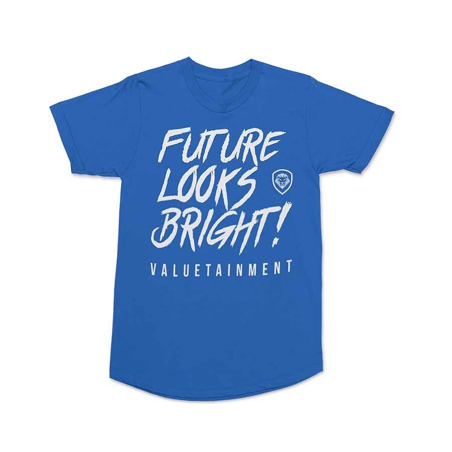 The Future Looks Bright Blue Men's Shirt