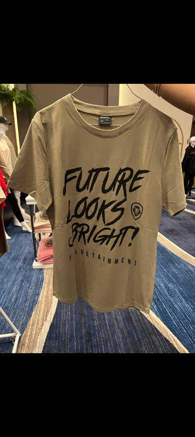 The Future Looks Bright Army Green Men's Shirt