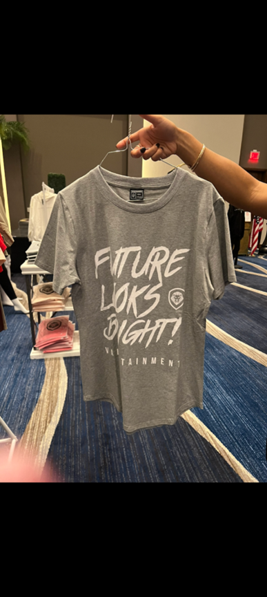 The Future Looks Bright Grey Men's Shirt