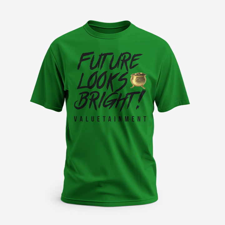 Future Looks Bright Pot of Gold Green Short Sleeve T-Shirt