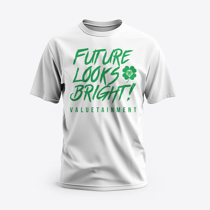 Future Looks Bright Shamrock White Short Sleeve T-Shirt