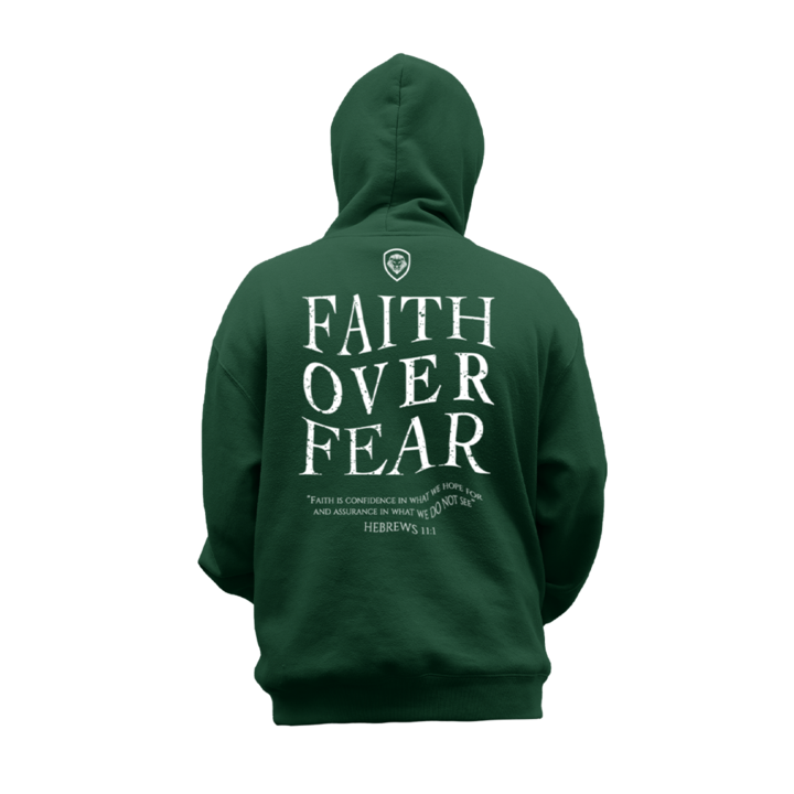 Faith Over Fear Lionshield Hoodies – Valuetainment Store