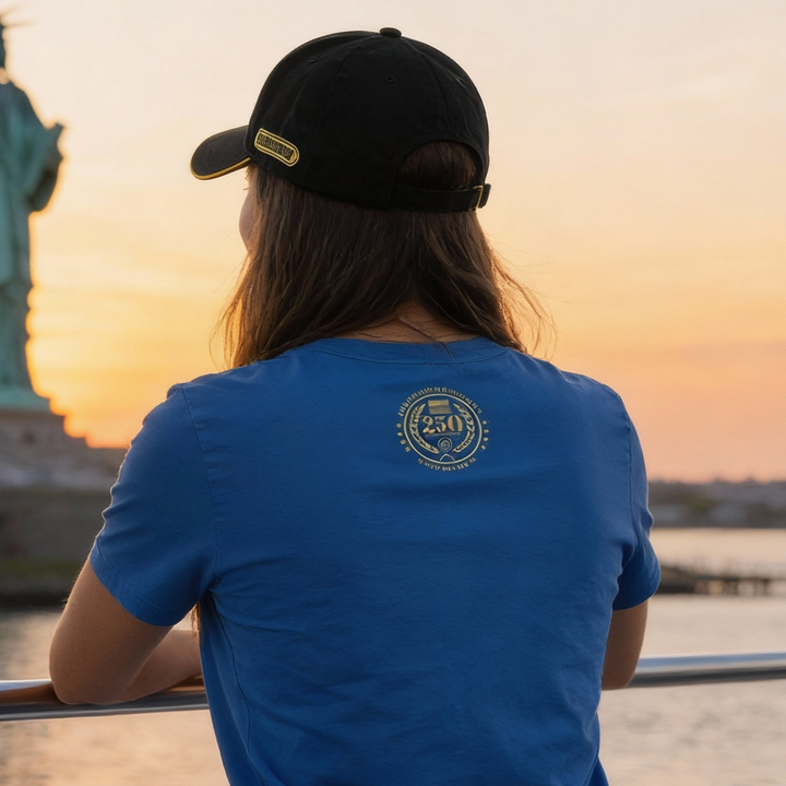 Women's Future Looks Bright USA 250 Gold Short Sleeve T-Shirt