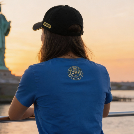 Women's Future Looks Bright USA 250 Gold Short Sleeve T-Shirt