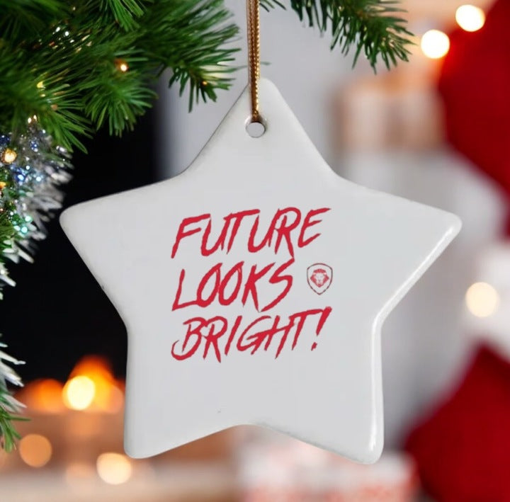 Future Looks Bright Christmas Star Ornament (Ships 11/30)