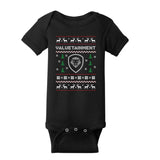 Infant Valuetainment Christmas Short Sleeve Baby Onesie