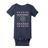 Infant Valuetainment Christmas Short Sleeve Baby Onesie