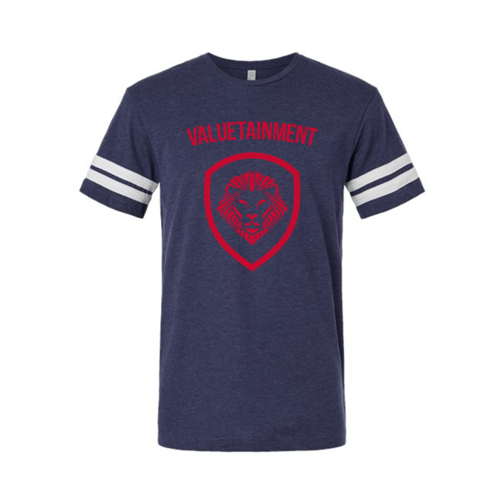 Men's Future Looks Bright 26 Navy Red Sports Short Sleeve Tee