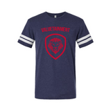 Men's Future Looks Bright 26 Navy Red Sports Short Sleeve Tee