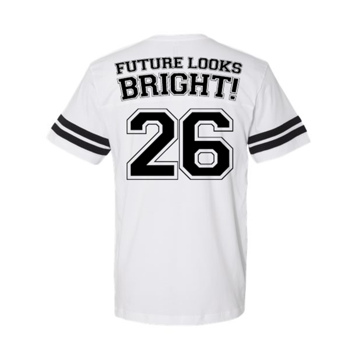 Future Looks Bright White Sports Short Sleeve T-Shirt