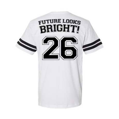 Future Looks Bright White Sports Short Sleeve T-Shirt